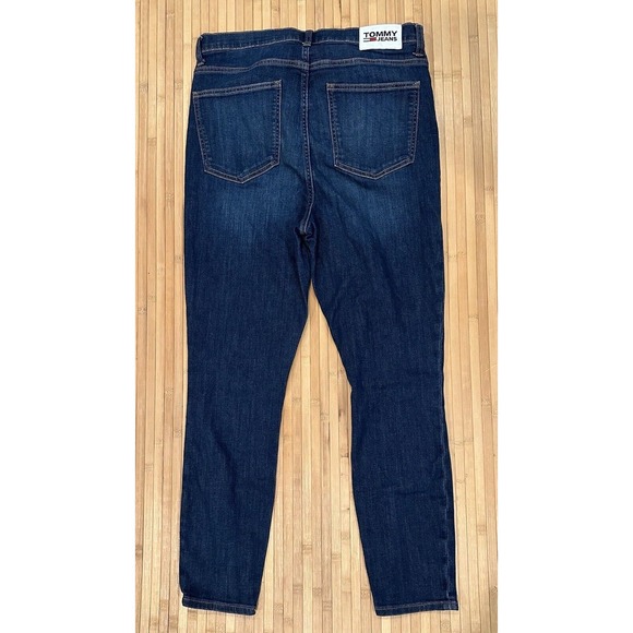 Tommy Hilfiger Jeans Women 14 32/27.5 Ultra High Rise Skinny Button Fly Stretch - Picture 4 of 8